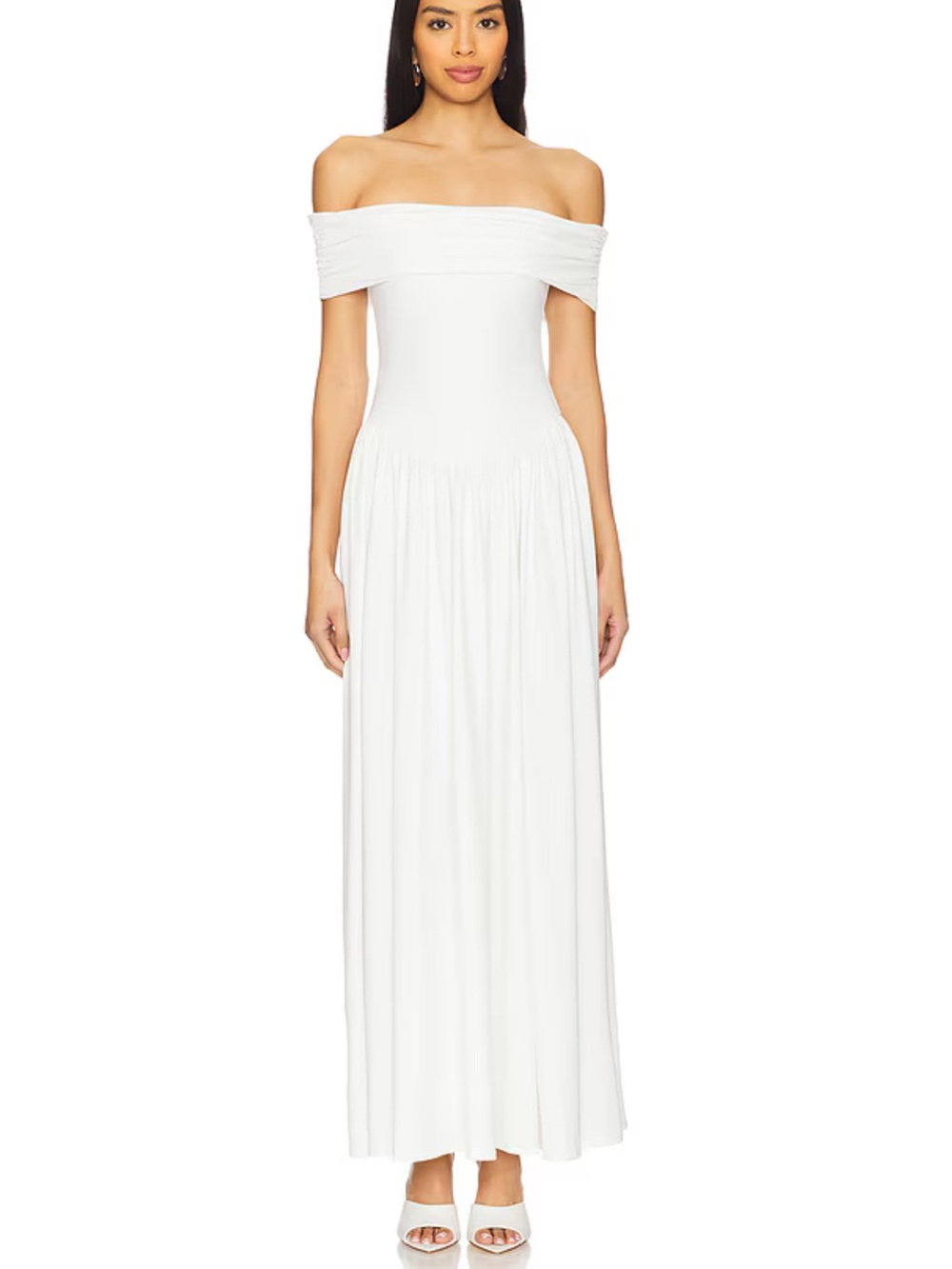 MORE TO COME 
Brielle Maxi Dress in White